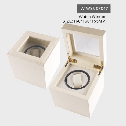 Graceful White Watch Box 