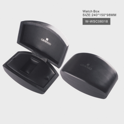 Black Shell-Shaped Watch Box