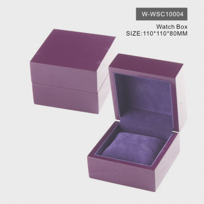 Elegant Purple Watch Box 